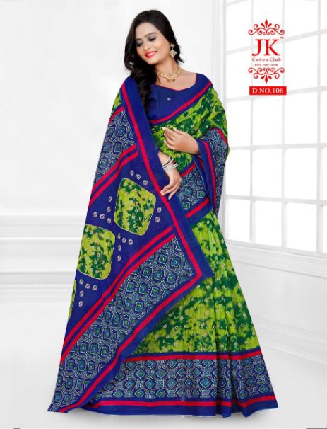 Jk Karishma 1 Casual Daily Wear Cotton Printed Latest Saree Collection